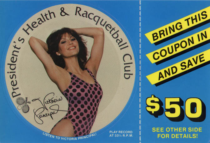 Victoria Principal Health Club promo